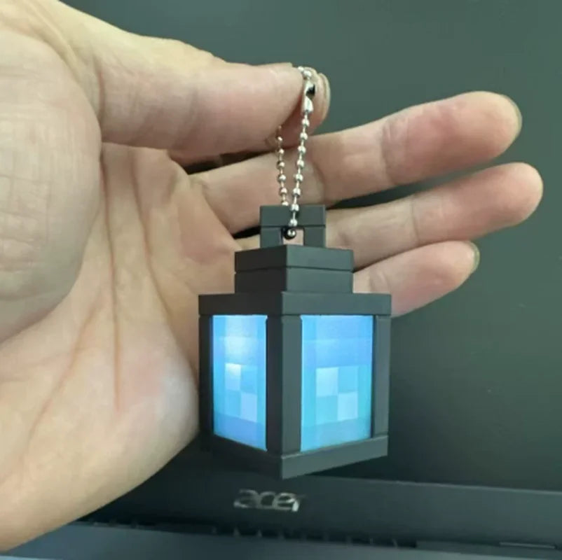 Mini LED Lantern Keychain