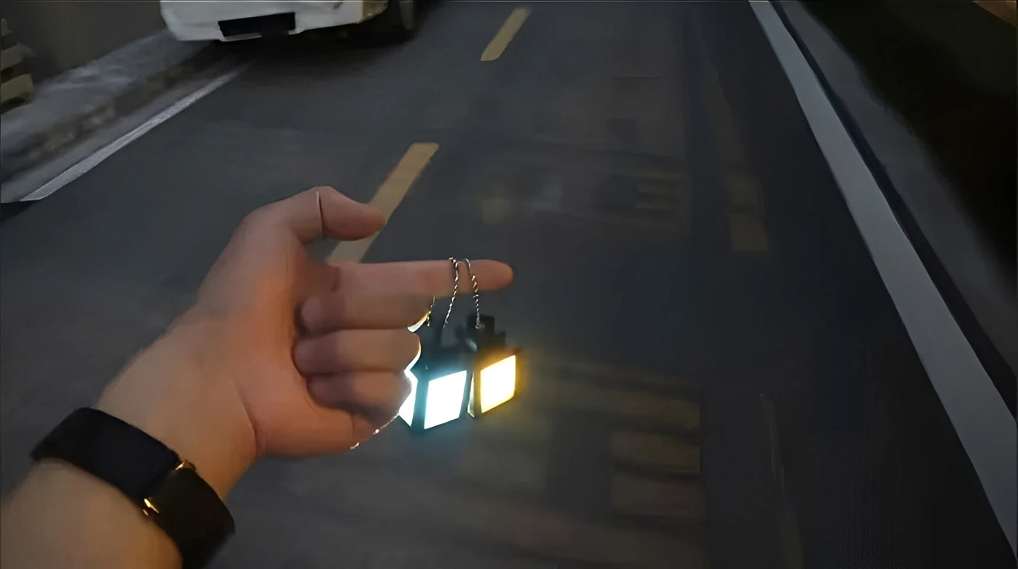 Mini LED Lantern Keychain